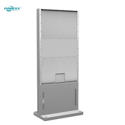 Хорошая цена Прочный 75 дюймовый цифровой тотем на открытом воздухе Серебряная оболочка гладкая внешность онлайн