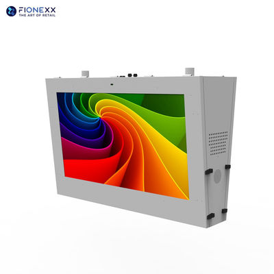 Хорошая цена 55-дюймовый двусторонний висячий автобусный остановка цифровые вывески IP55 наружный дисплей онлайн