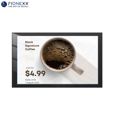 Хорошая цена WiFi/RJ45 сеть 75 дюймов Черные окна Внешний без вентилятора Настенная цифровая вывеска с разрешением 3840*2160 онлайн