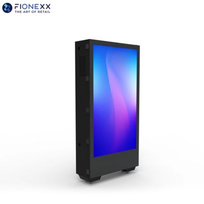 Хорошая цена Автобусная остановка 75 дюймов Поверхность стоячая цифровая вывеска Двусторонний цифровой дисплей IP65 онлайн