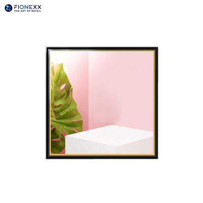 Хорошая цена 22-дюймовый квадратный ЖК-дисплей со зеркальным стеклом Черный золотой каркас Цифровая вывеска онлайн