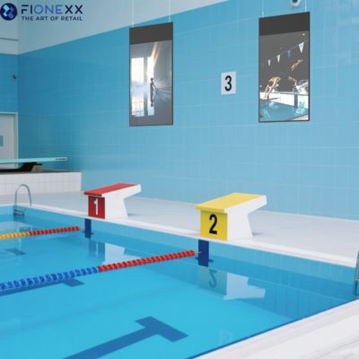 Хорошая цена 49 дюймовые висящие цифровые экраны для вывески двухсторонние 700-нитовый дизайн розничной торговли онлайн