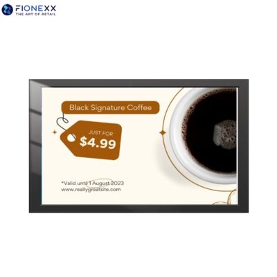 Хорошая цена 75-дюймовая черная панель AD для наружного использования без вентилятора настенная цифровая вывеска онлайн