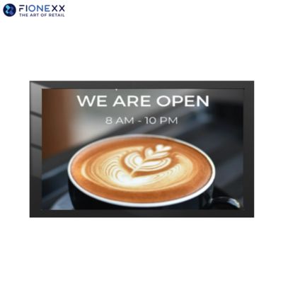 Хорошая цена 65 дюймовые черные окна наружные без вентилятора настенные цифровые вывески онлайн