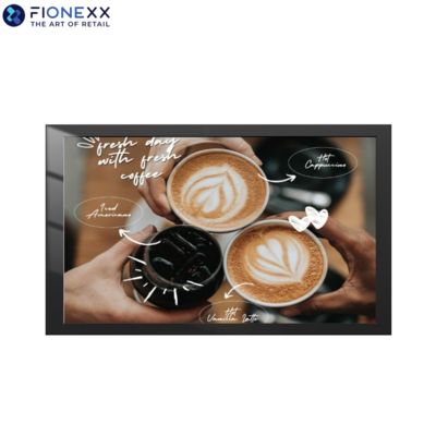 Хорошая цена 43 дюймовая черная AD-карта наружная без вентилятора настенная цифровая вывеска онлайн