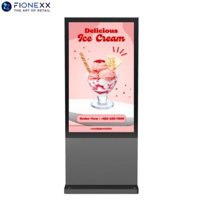 Хорошая цена На улице без вентилятора наружная цифровая вывеска вертикальный дисплей 3840*2160 онлайн