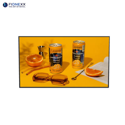 Хорошая цена Безель 12 мм Металлические ЖК-дисплеи для окон, устанавливаемые на стену / пол для розничных магазинов онлайн