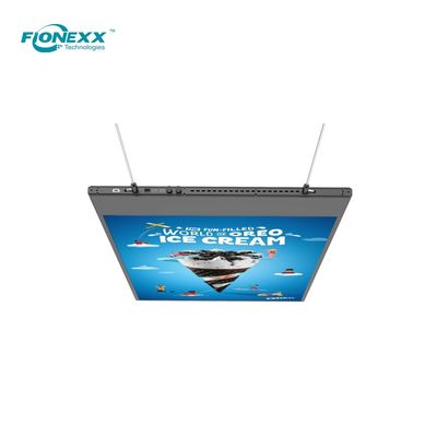 Хорошая цена Двухсторонний TFT LCD 1080p висячая цифровая вывеска 43/49/55 дюймов черный 700 + 700nits онлайн