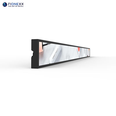 Монитор LCD с растянутой панелью для рекламы на полках розничных магазинов