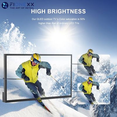 Хорошая цена Full Sun Waterproof QLED TV 4k Television HD Outdoor TV с технологией подключения HDMI и включенными компонентами телевизора онлайн