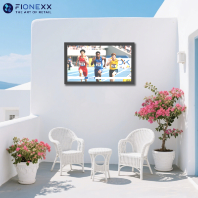 Водонепроницаемый QLED телевизор Full Sun 2000nit 3500nits 4k телевизор HD все металлический корпус IP65 IP66 наружный телевизор с пультом дистанционного управления