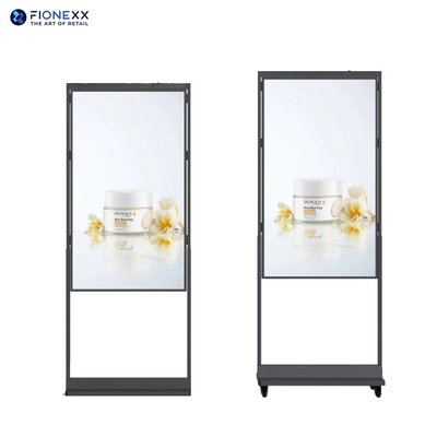 Хорошая цена CE 4000nits LCD оконные дисплеи свободно стоящие окна цифровые вывески онлайн