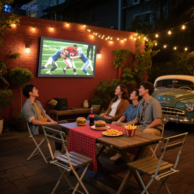Хорошая цена 4K Ultra HD Визуальные и 3D окружающий звук Внешний IP55 Weatherproof TV для частичного солнца с совместимой настенной установкой онлайн