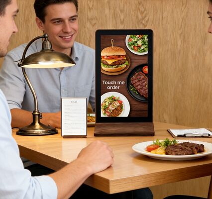 Хорошая цена Портативный цифровой экран с ЖК-дисплеем 11,6 дюйма для вывесок с разрешением 1920x1080, портативный ЖК-дисплей с питанием от аккумулятора онлайн