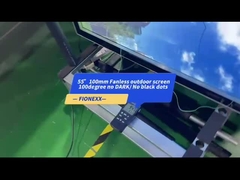 800-2500nits LCD рекламная доска 55 дюймовый коммерческий дисплей Алюминиевый профиль