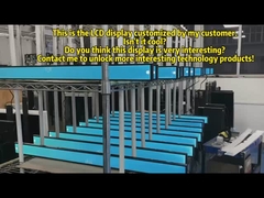 Дисплей с цифровыми вывесками с растянутой панелью для супермаркетов